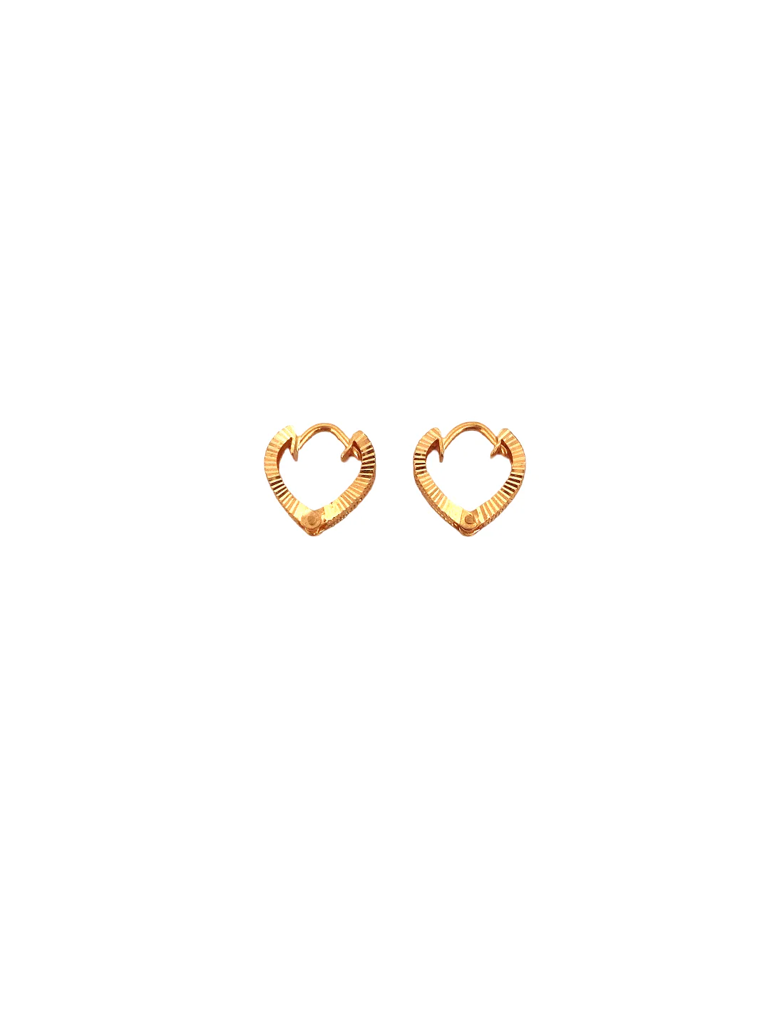 22 Gold Designer Hoop Earrings - Image 2