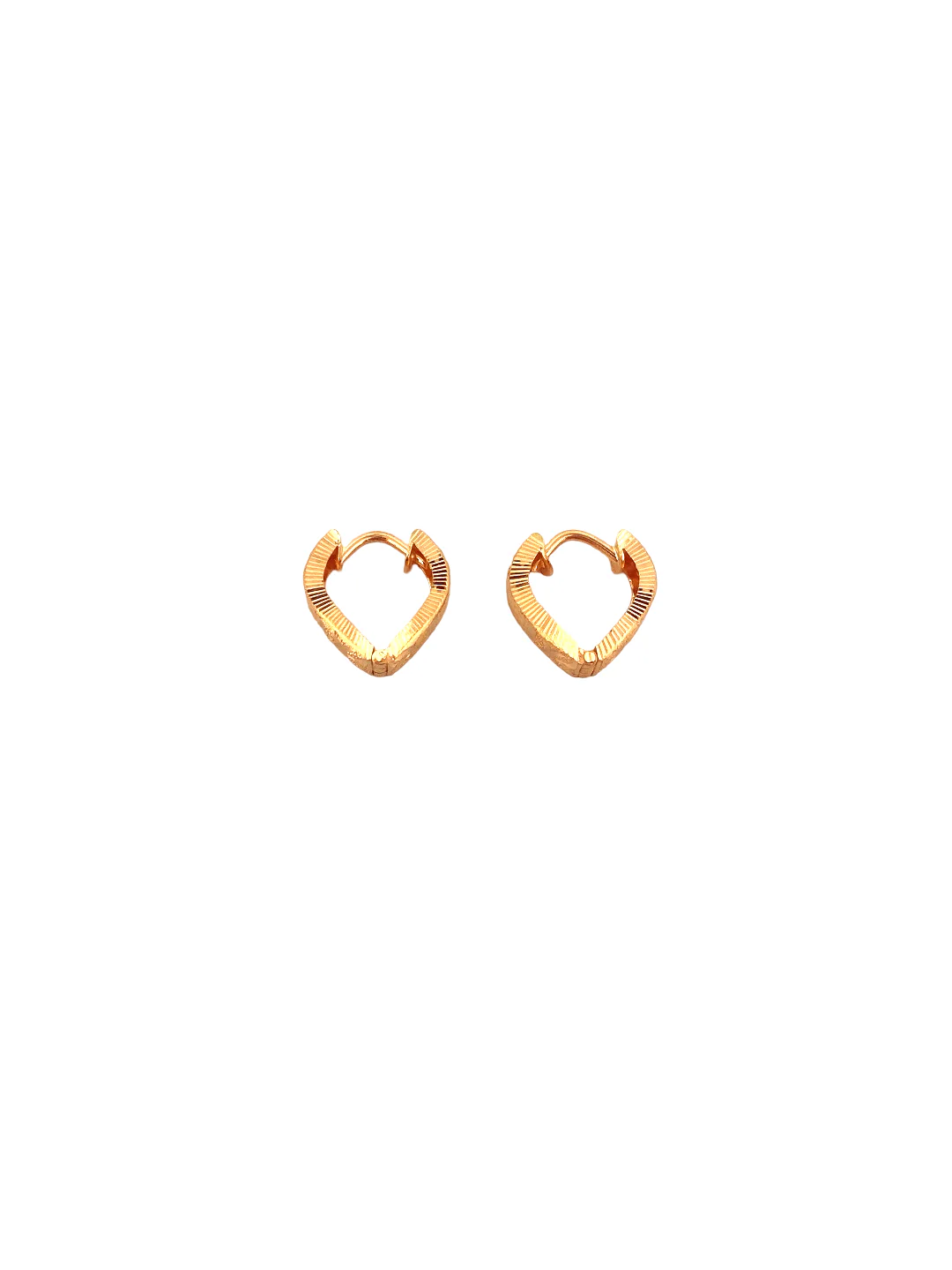22 Gold Designer Hoop Earrings - Image 2