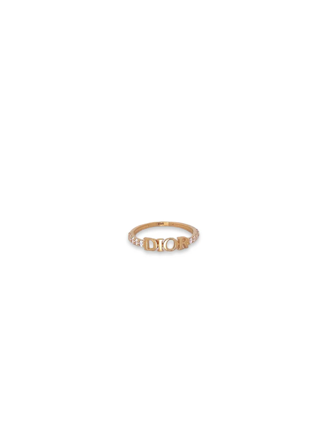 22K Gold CZ Designer Ladies Ring