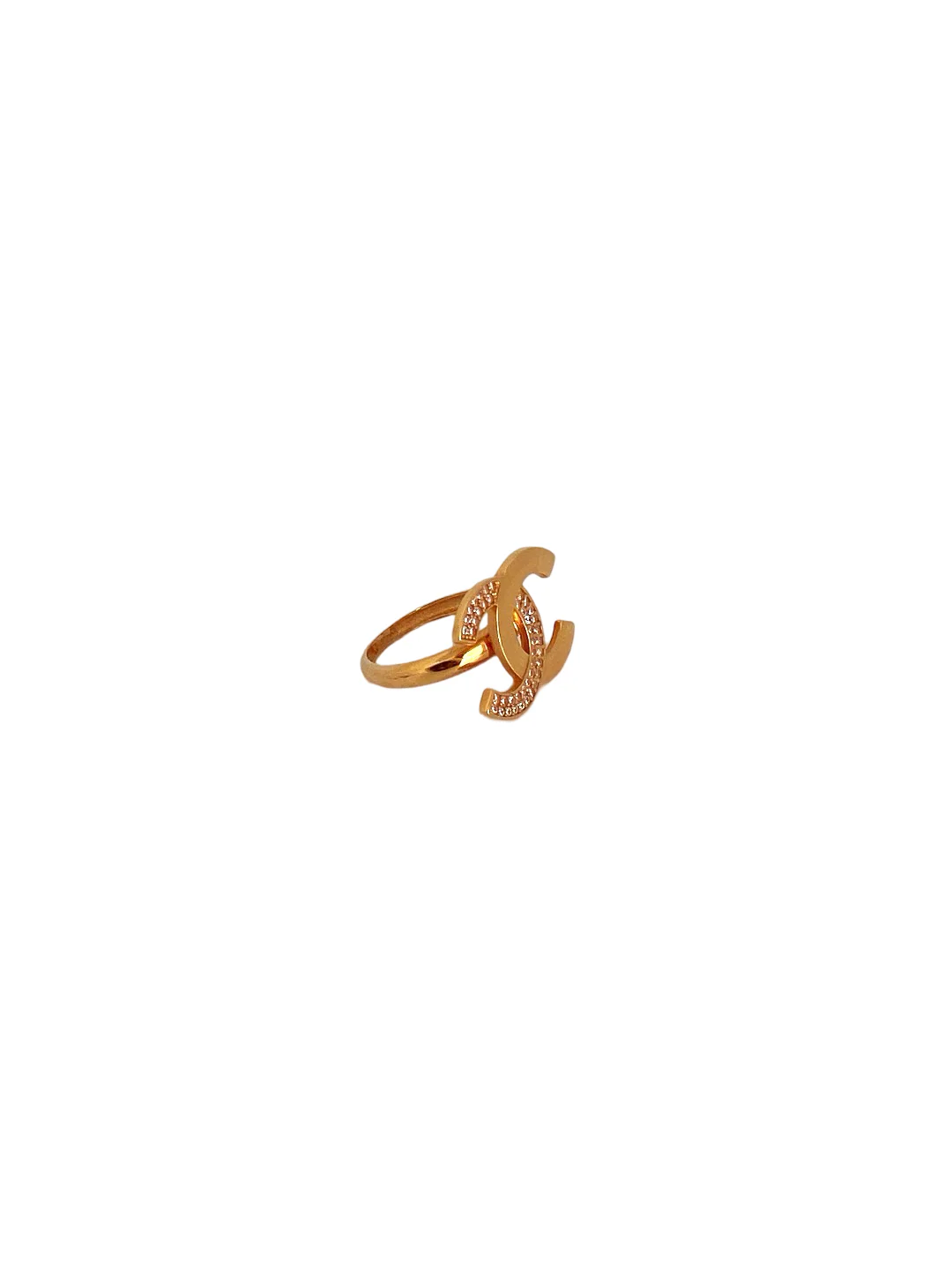 22K Gold CZ Designer Ladies Ring - Image 2