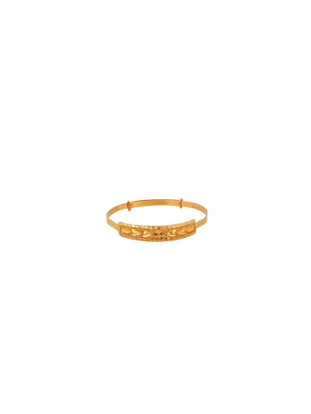 22K Gold Designer Baby Bangle