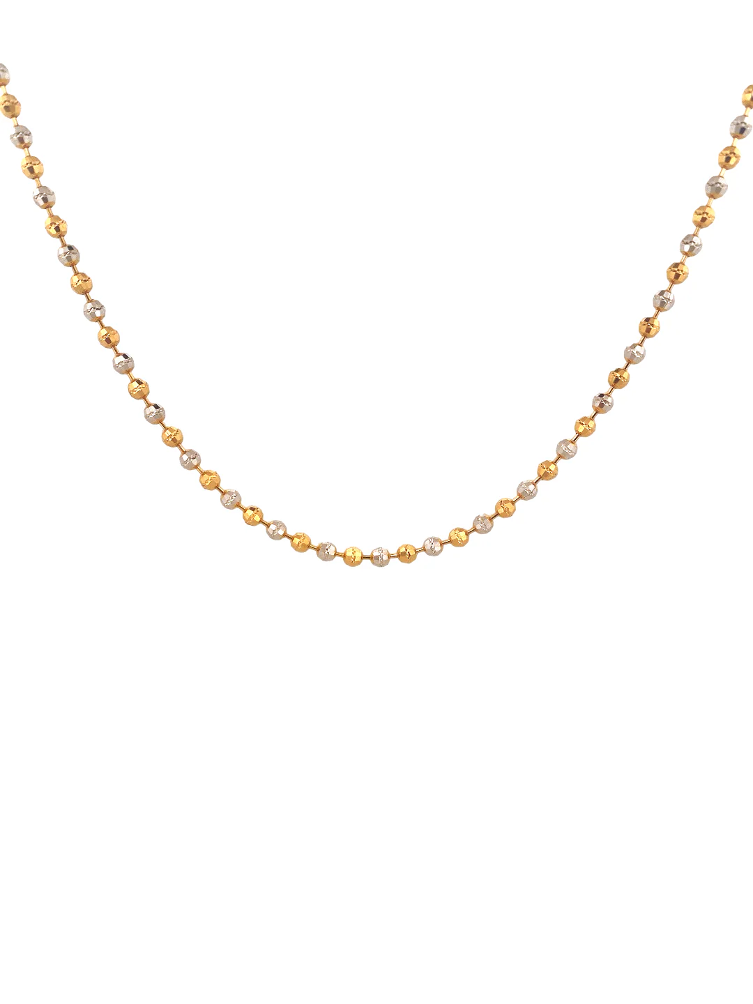 22K Gold Designer Beads Chain