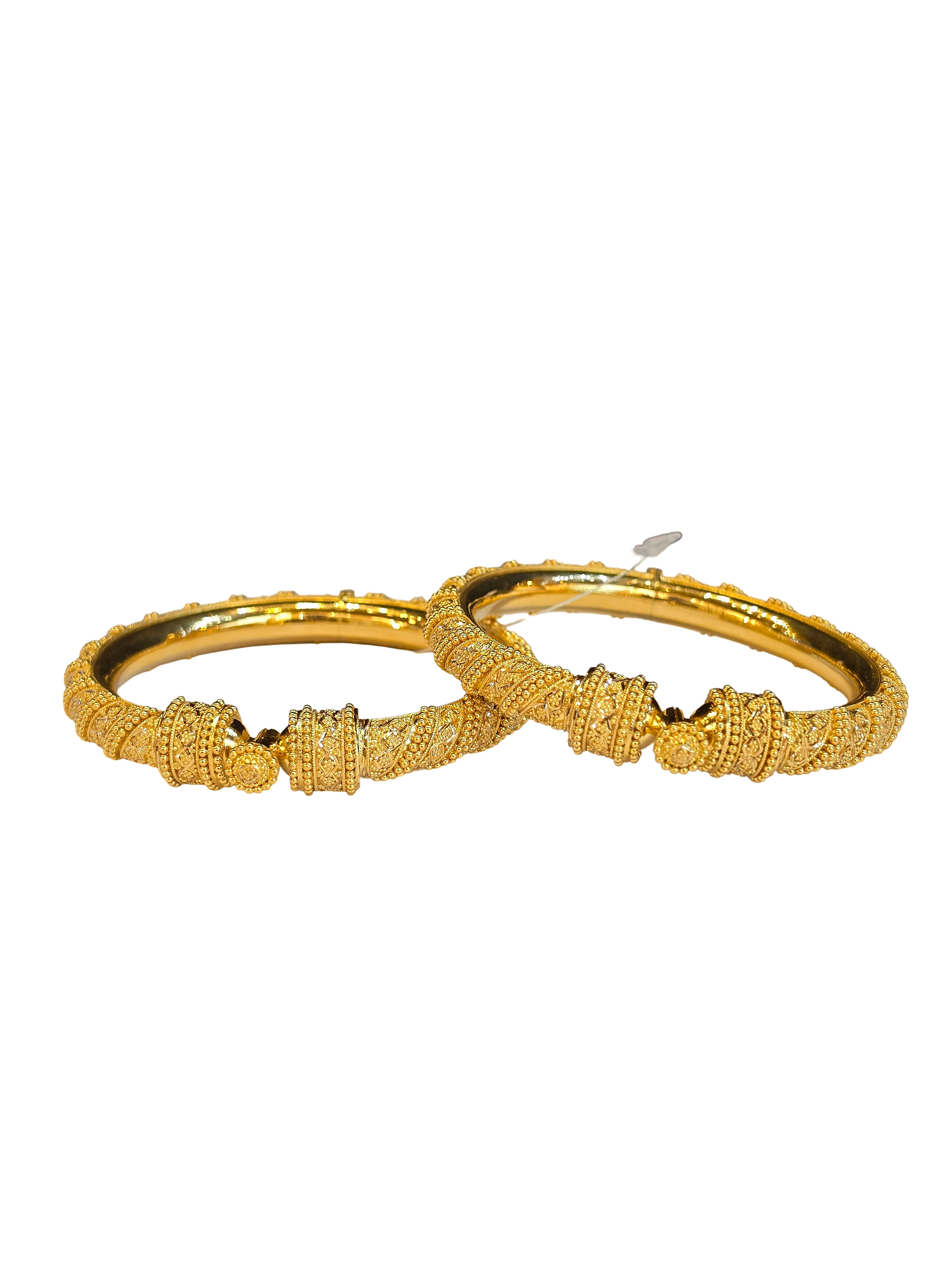 22K Gold Designer Ladies Bangles