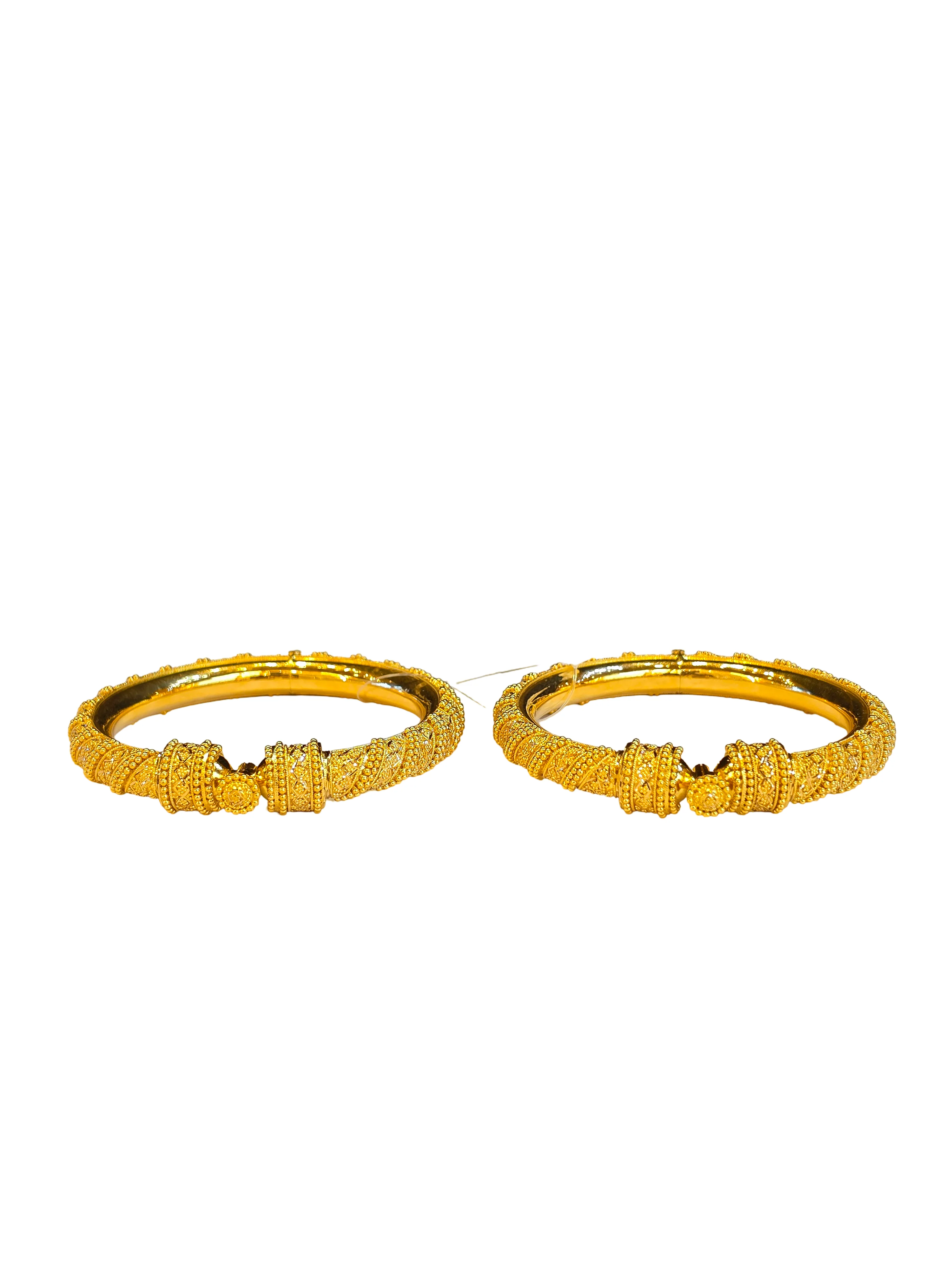 22K Gold Designer Ladies Bangles - Image 2