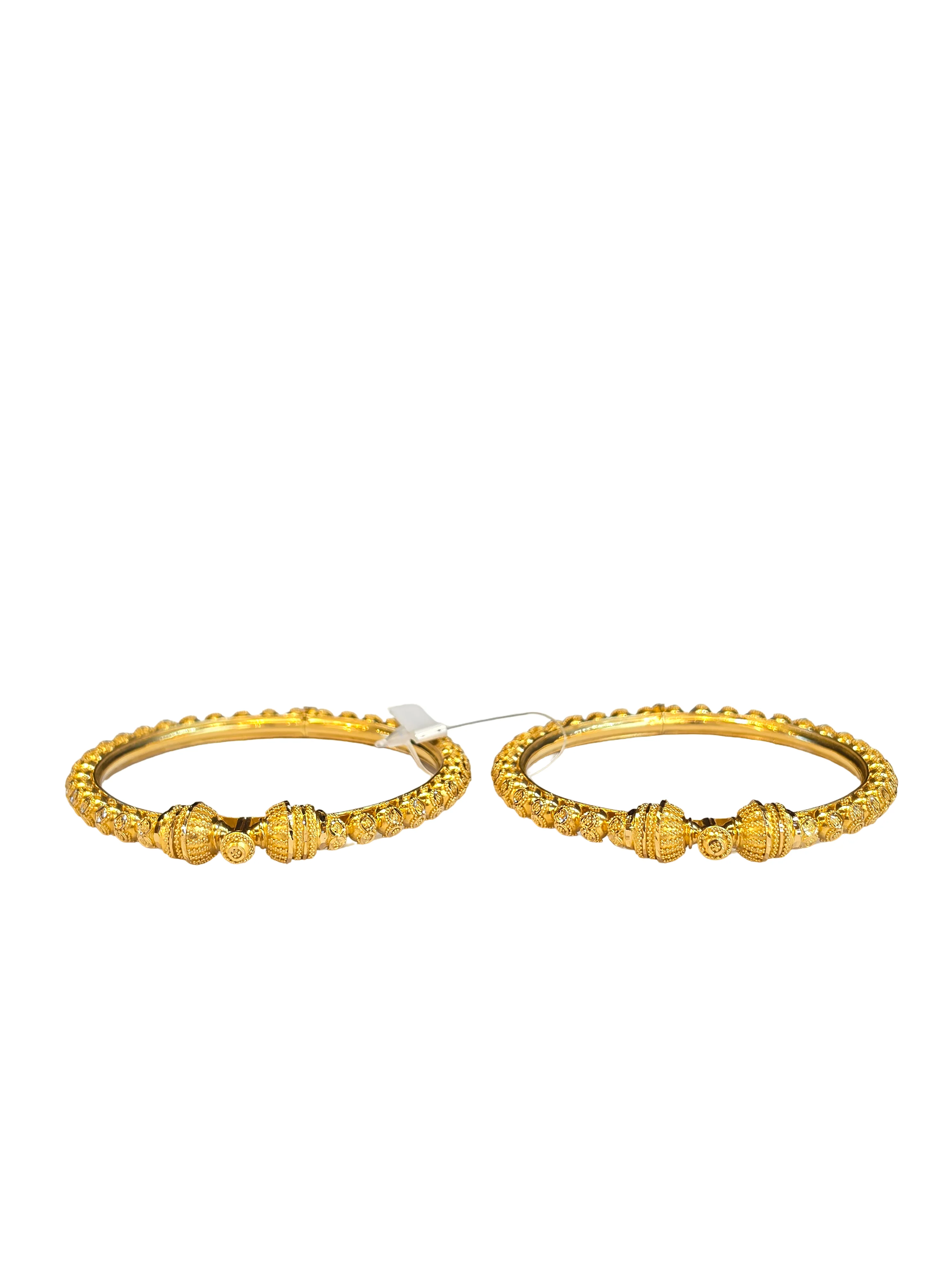 22K Gold Designer Ladies Bangles - Image 2