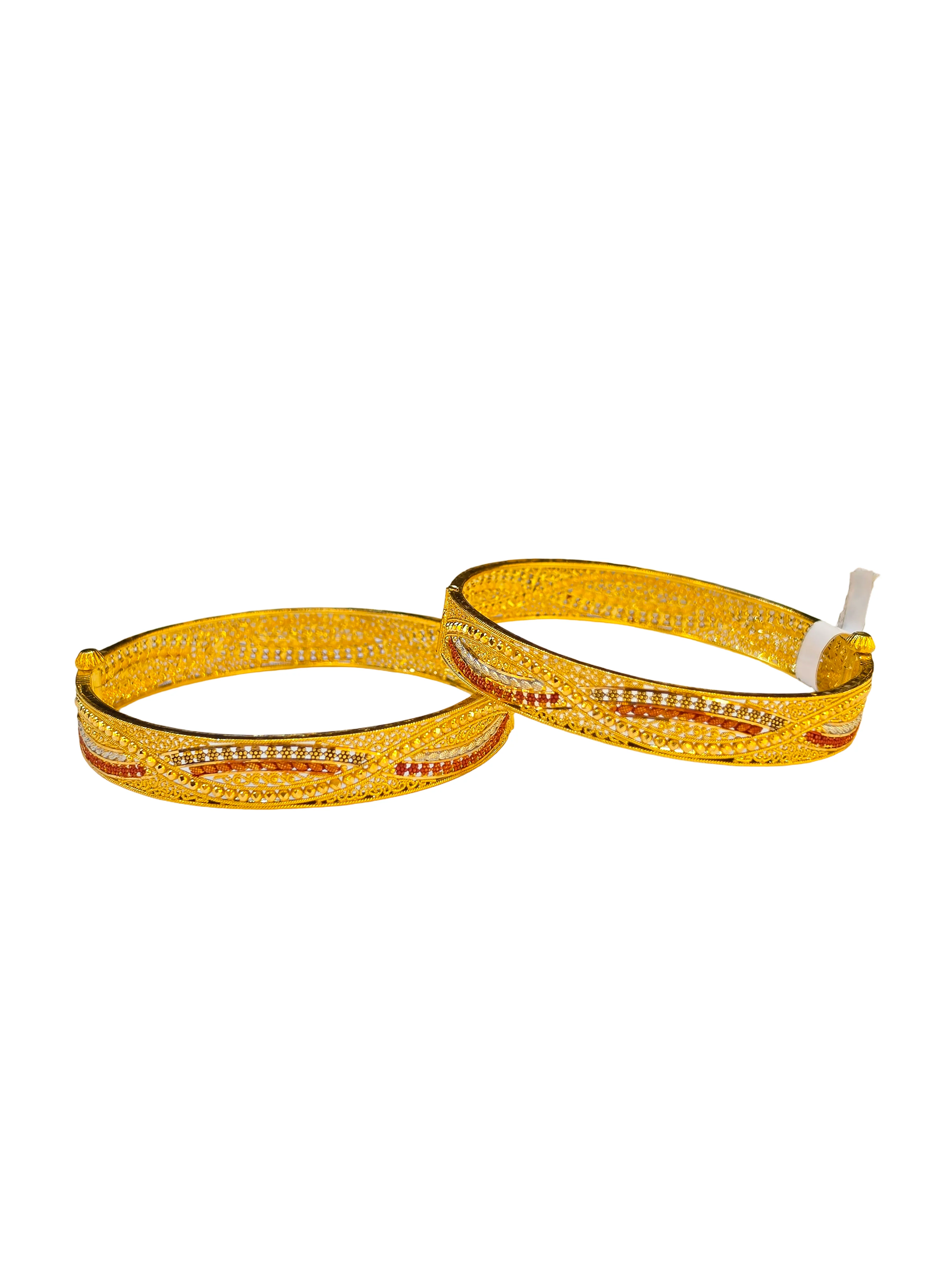 22K Gold Designer Ladies Bangles