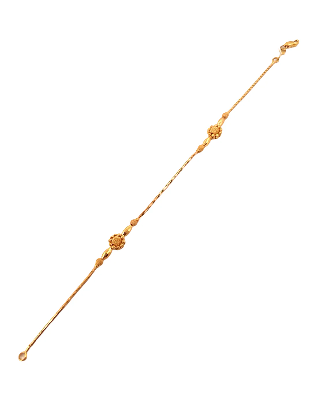 22K Gold Designer Ladies Bracelet - Image 2