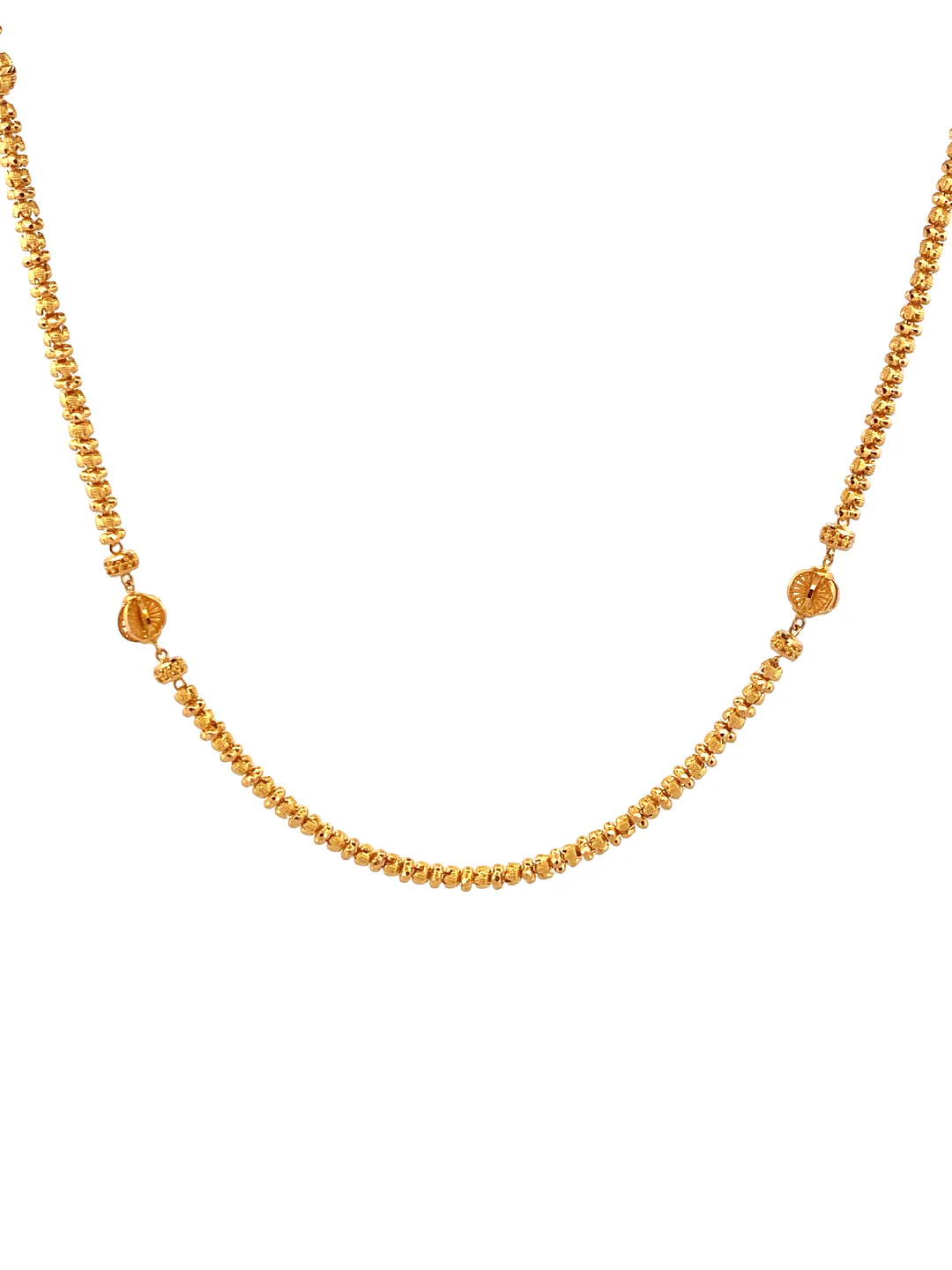 22K Gold Designer Ladies Chain