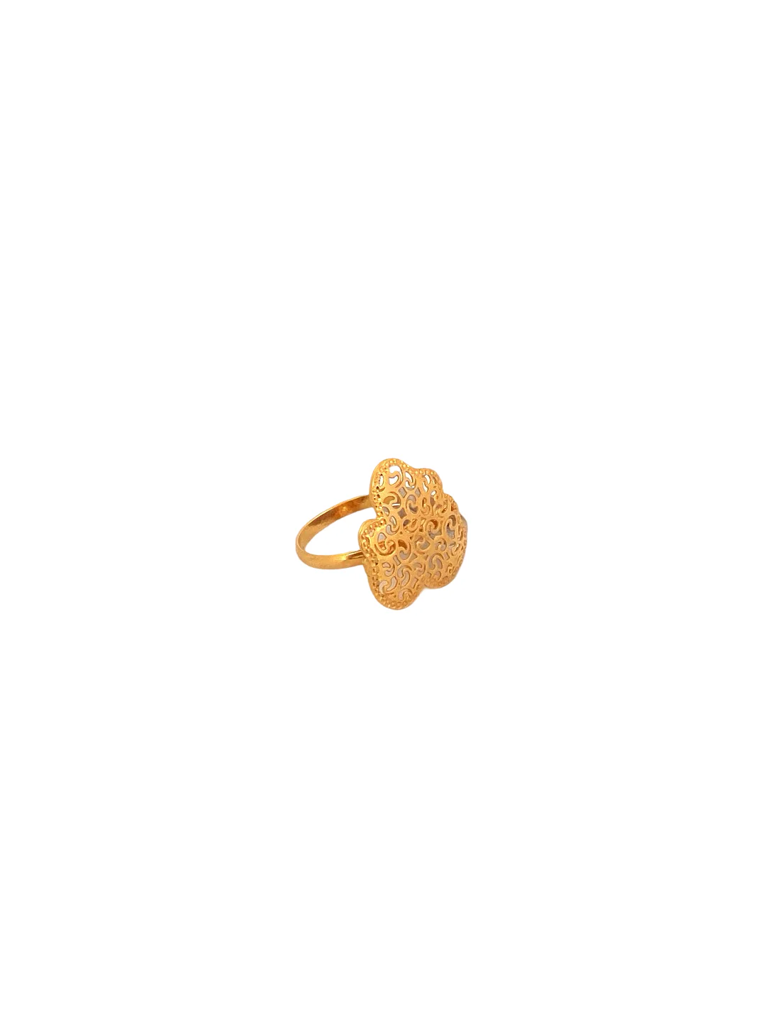 22K Gold Designer Ladies Ring - Image 2