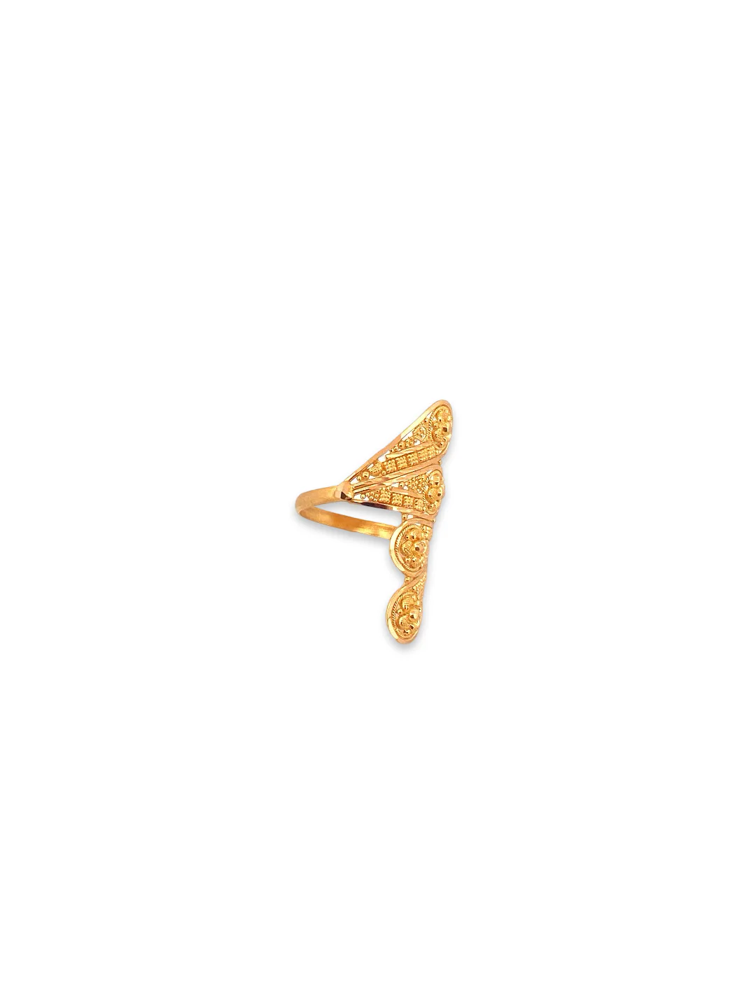 22K Gold Designer Ladies Ring - Image 2
