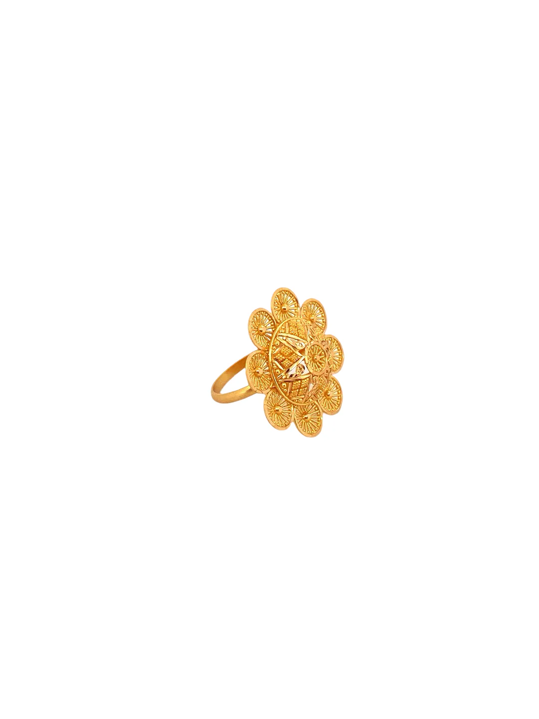 22K Gold Designer Ladies Ring - Image 2