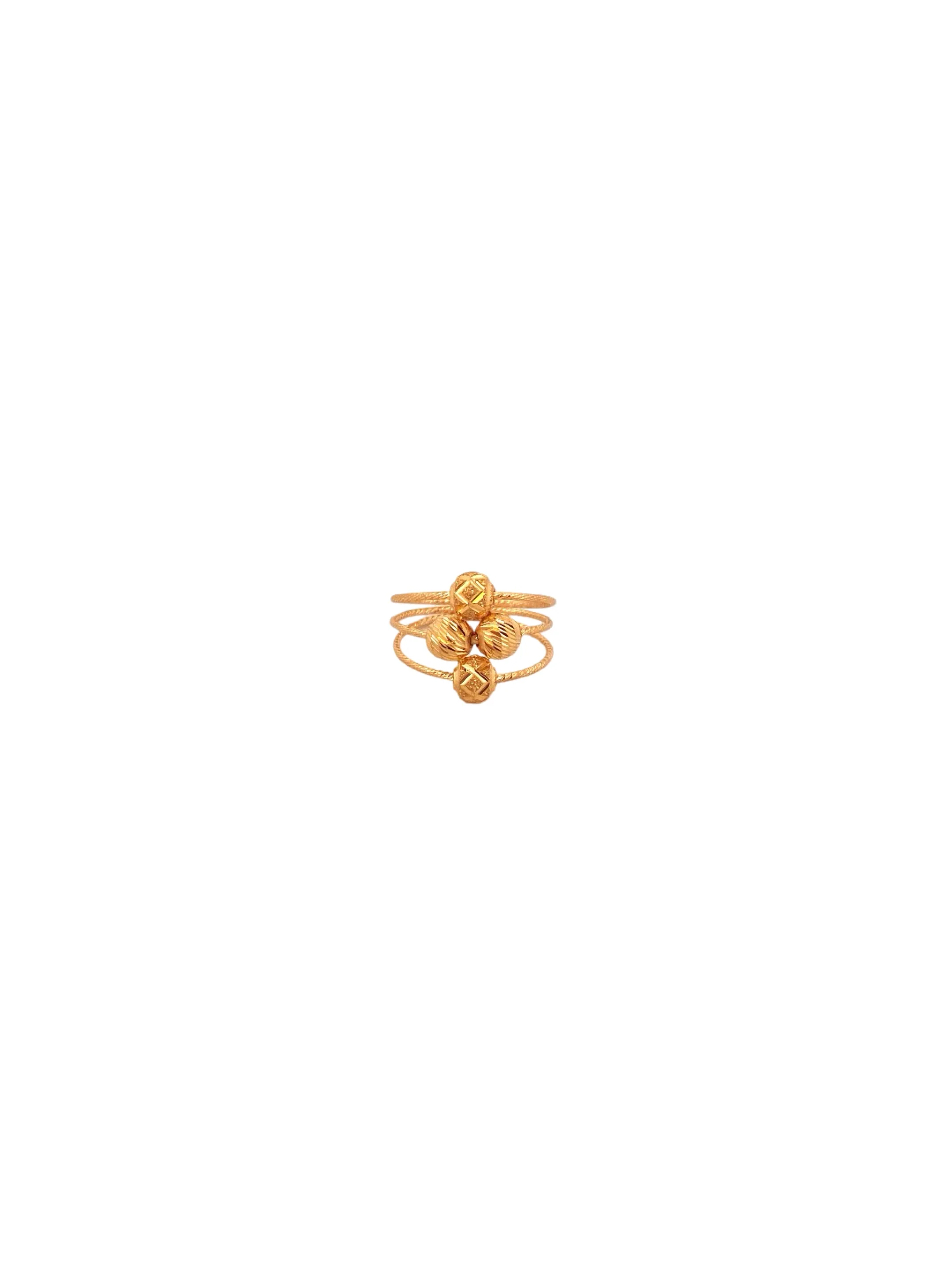 22K Gold Designer Ladies Ring