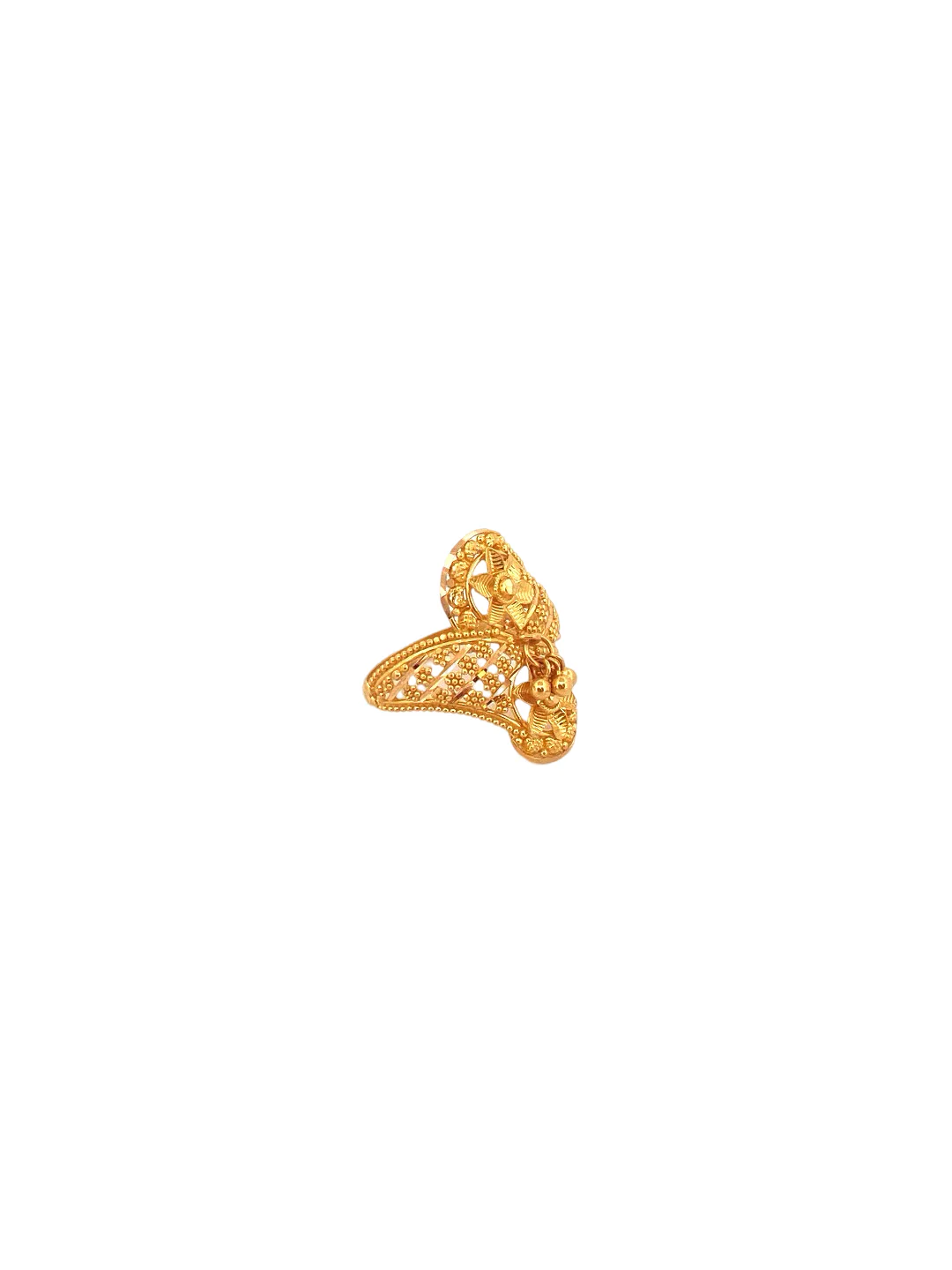 22K Gold Designer Ladies Ring - Image 2