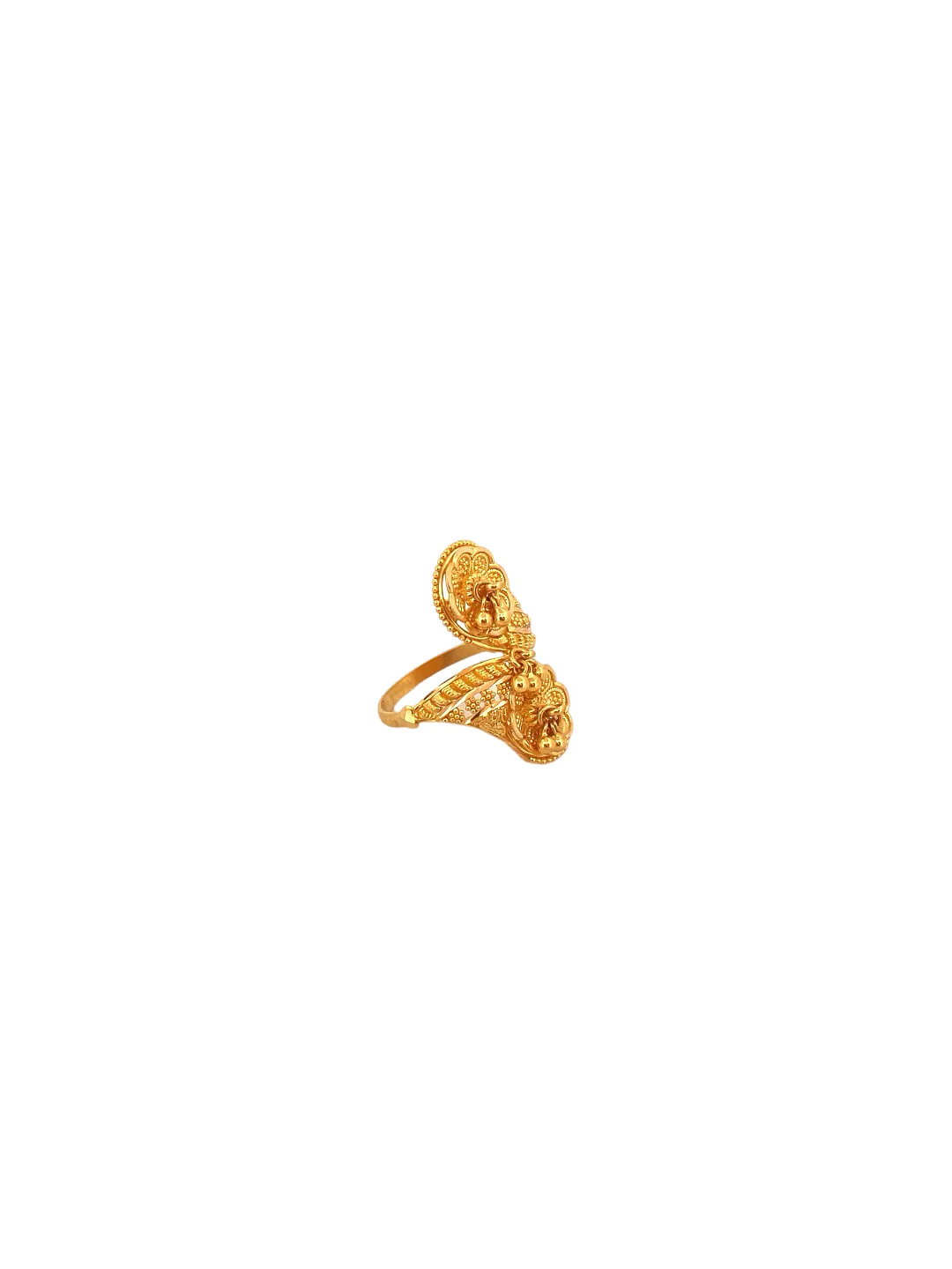 22K Gold Designer Ladies Ring - Image 2