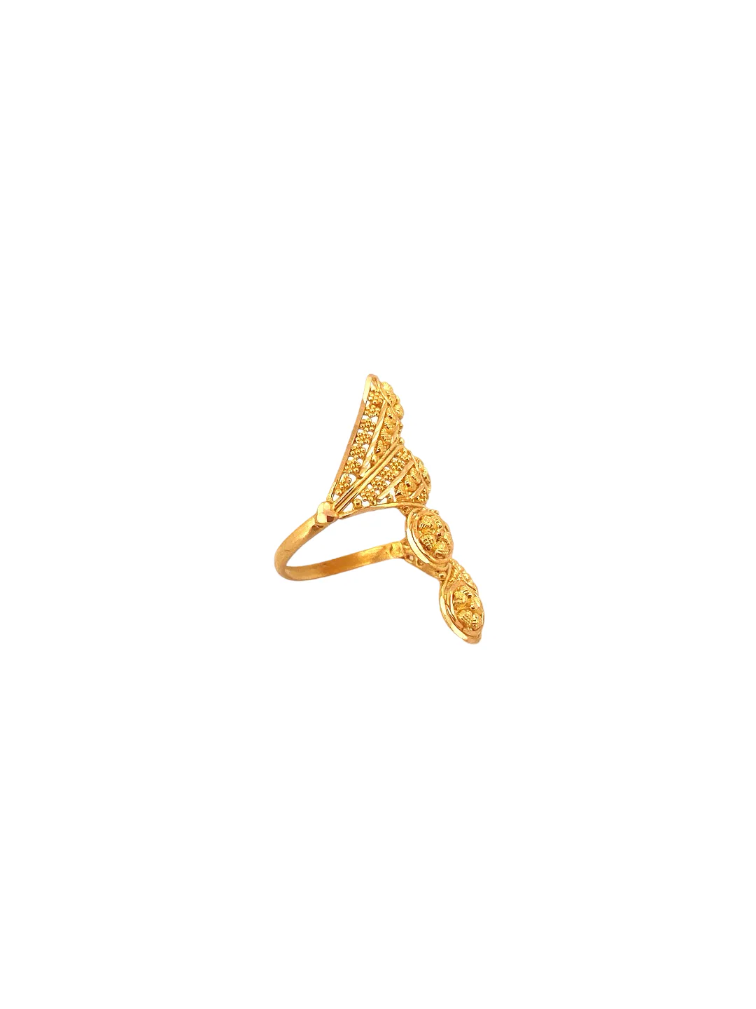 22K Gold Designer Ladies Ring - Image 2