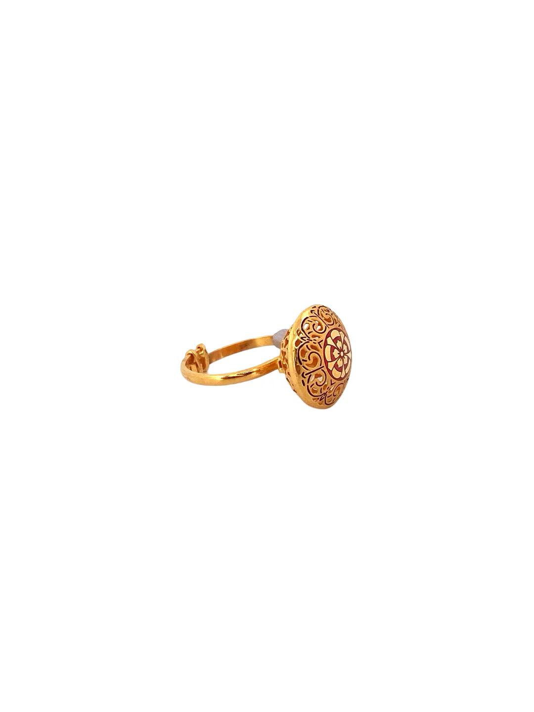 22K Gold Designer Ladies Ring - Image 2