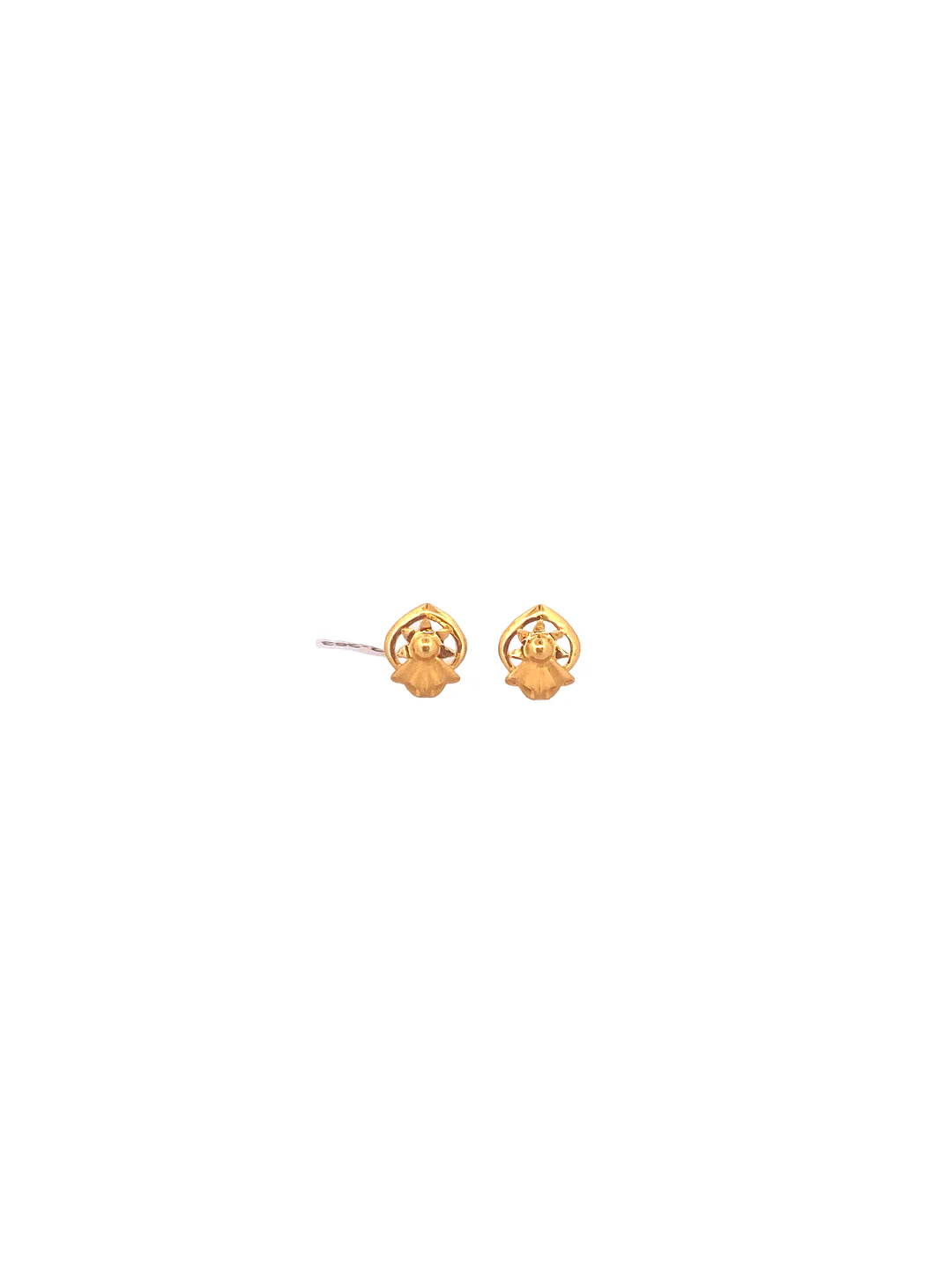 22K Gold Designer Ladies Stud