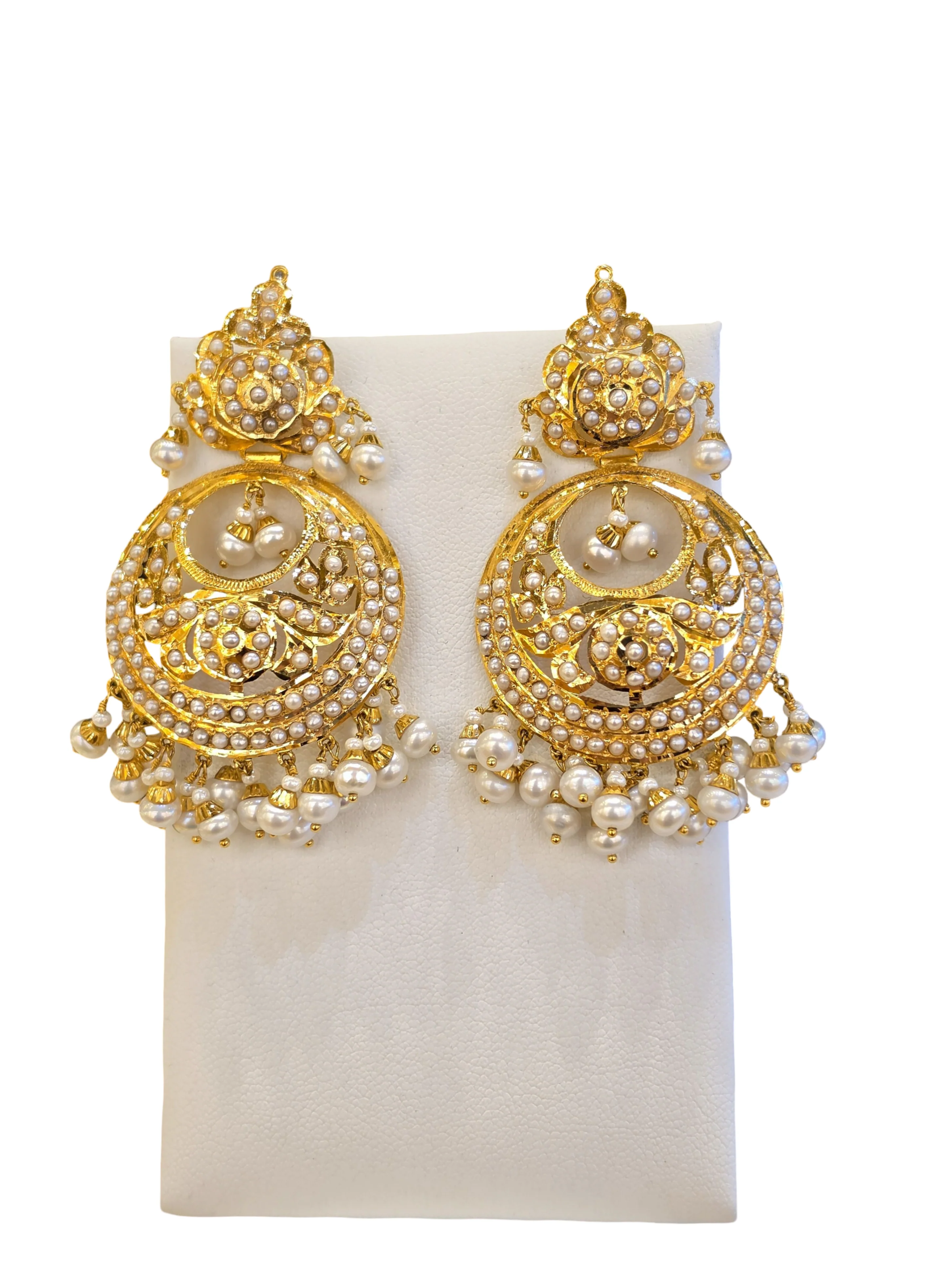 22K Gold Jadau Designer Bridal Set - Image 2