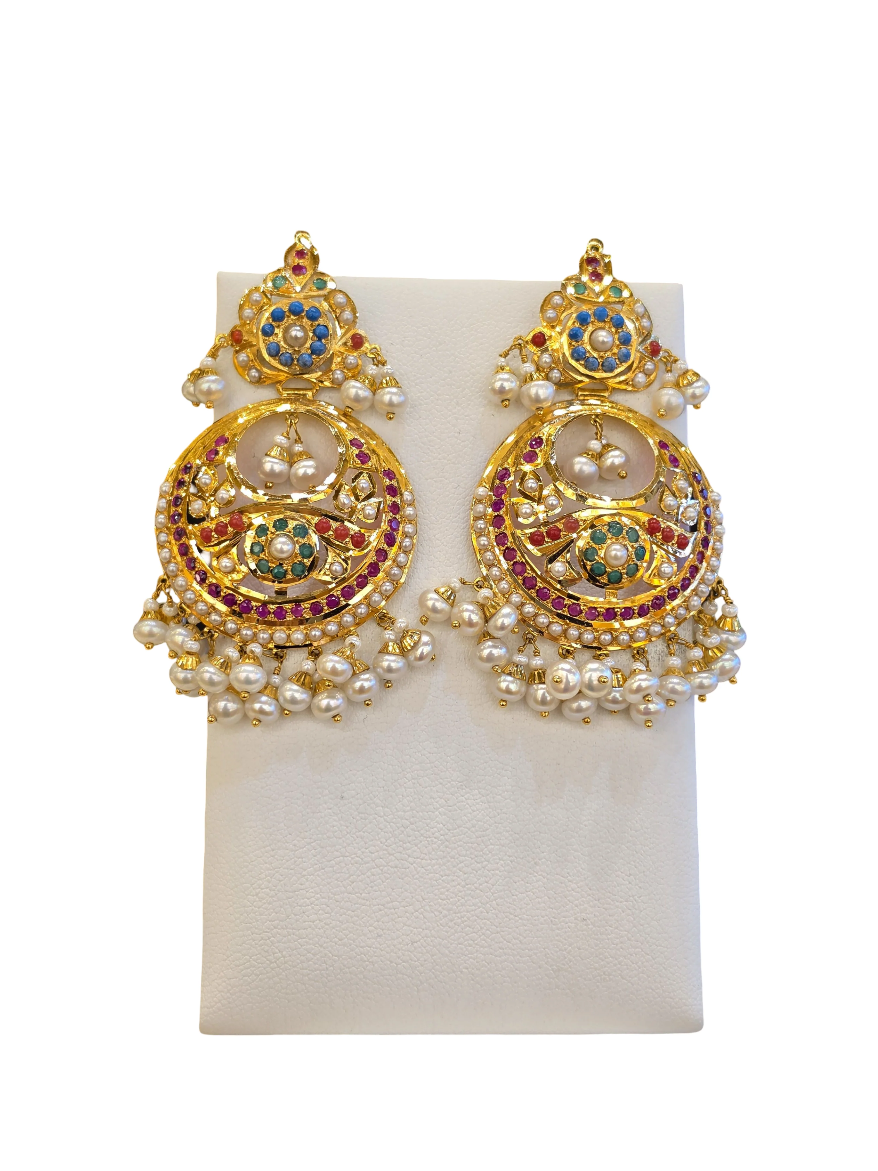 22K Gold Jadau Designer Set - Image 2