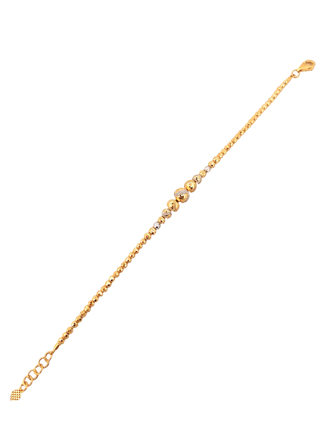 22K Gold Two-tone Designer Ladies Bracelet - Image 2